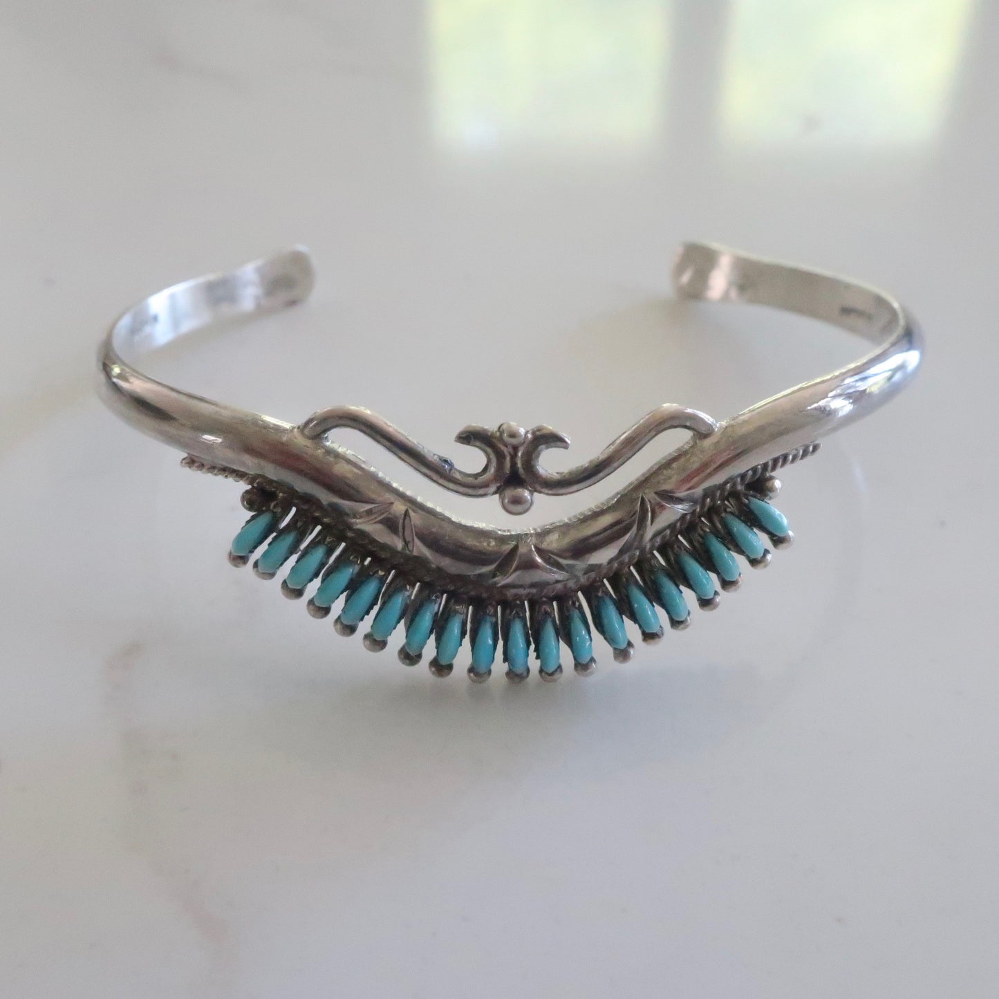 Vintage Needle Point Zuni Bracelet