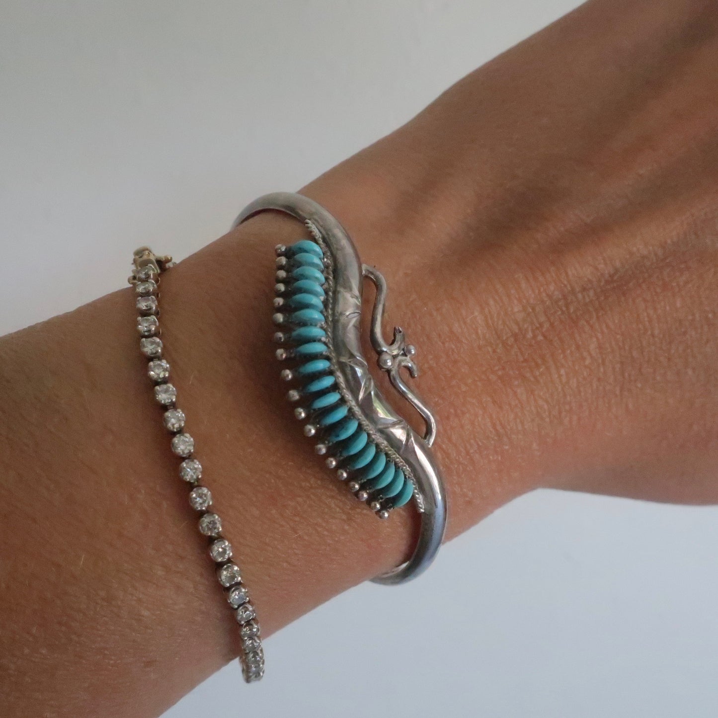 Vintage Needle Point Zuni Bracelet