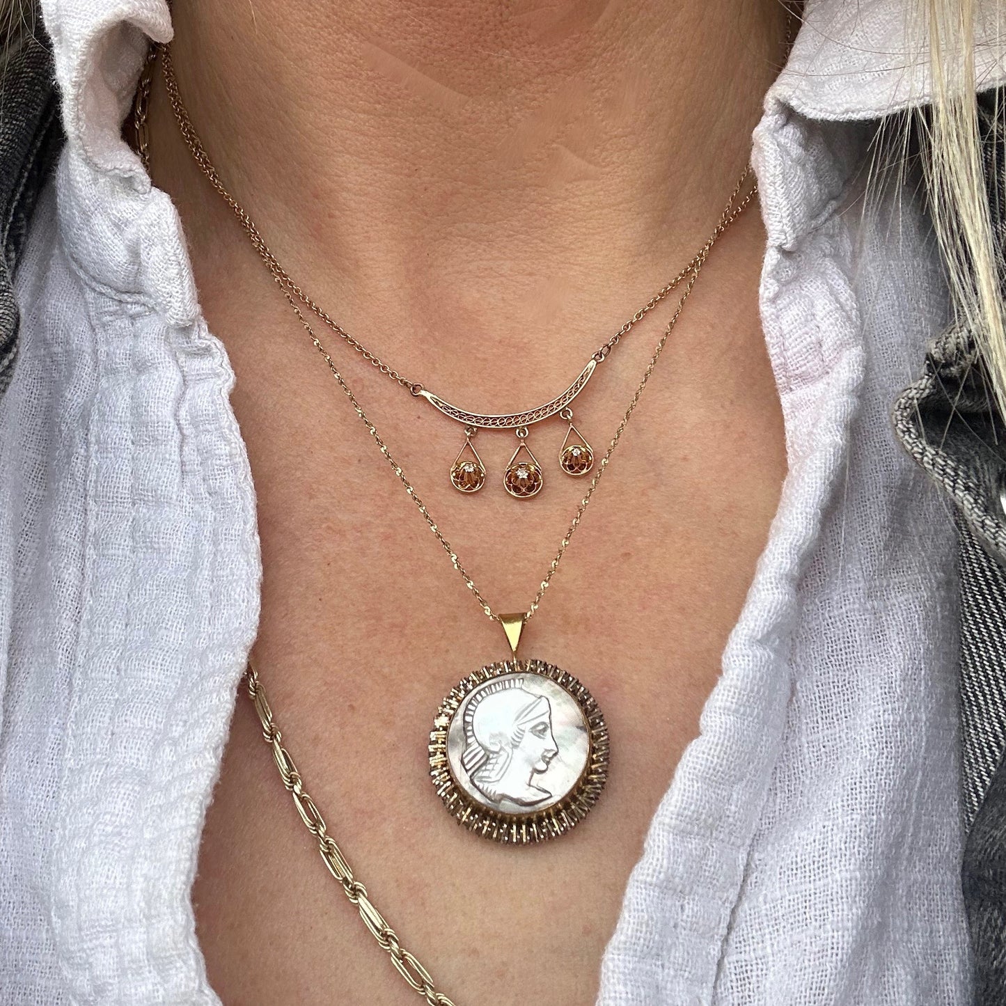 Victorian Drop Necklace