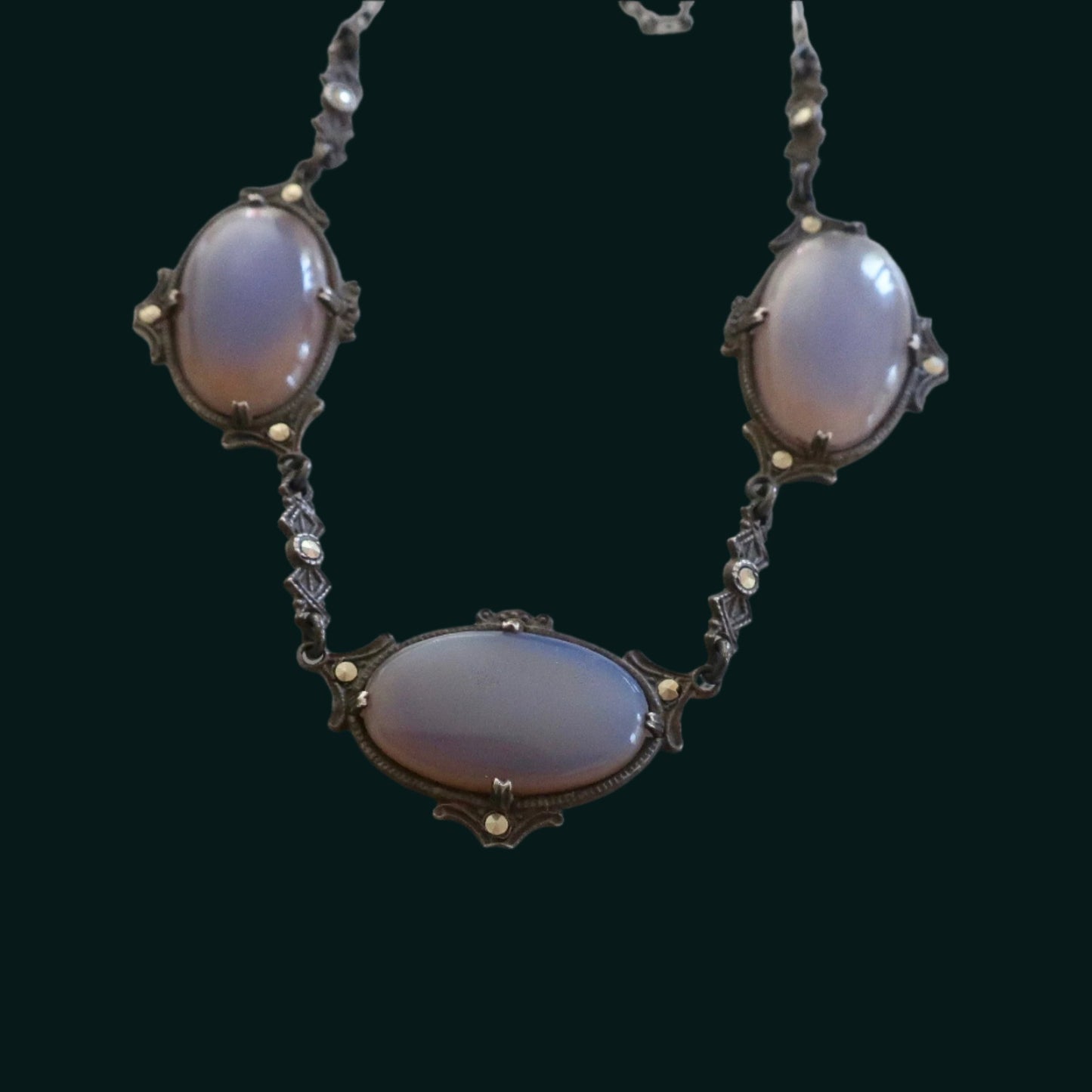 Vintage Chalcedony Necklace