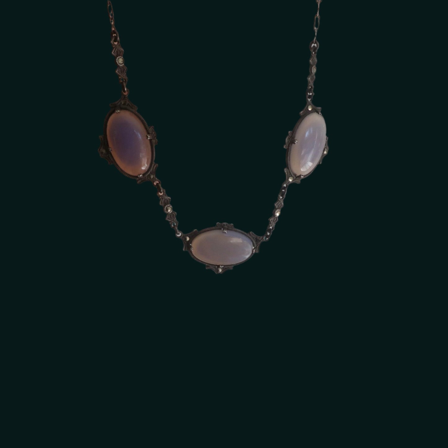 Vintage Chalcedony Necklace