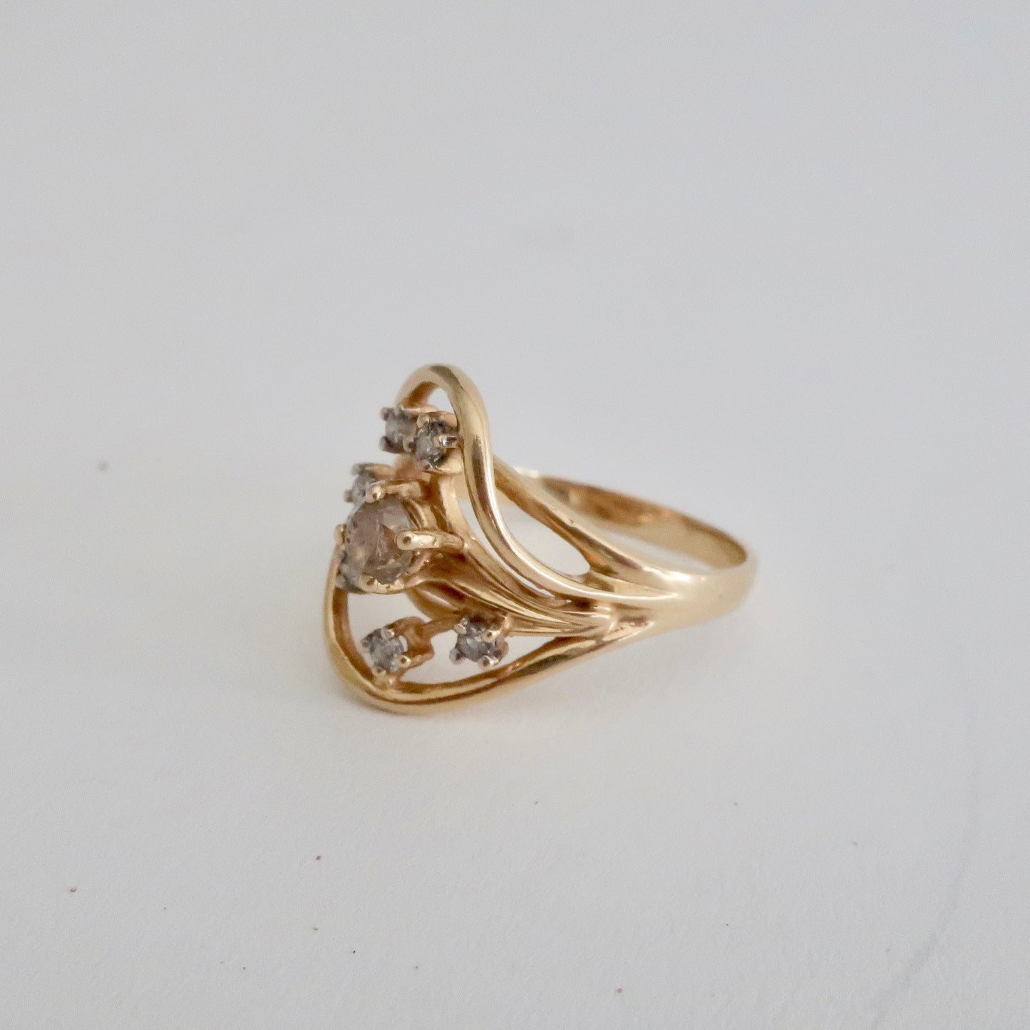 Vintage custom diamond ring