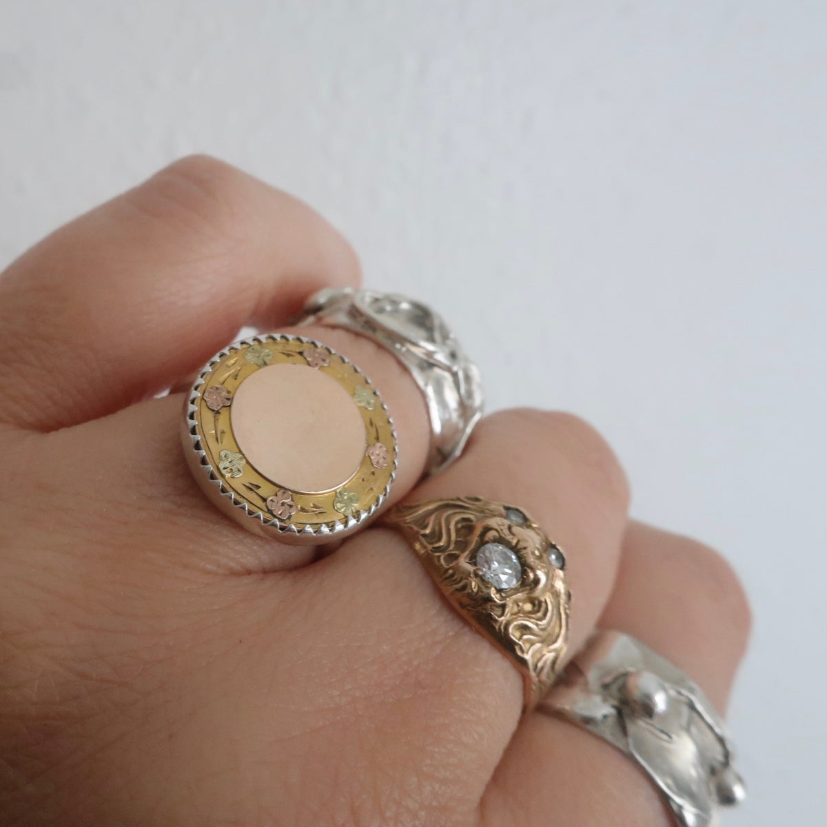Cufflink Rings Edwardian Cufflink Ring – PHYLA VINTAGE