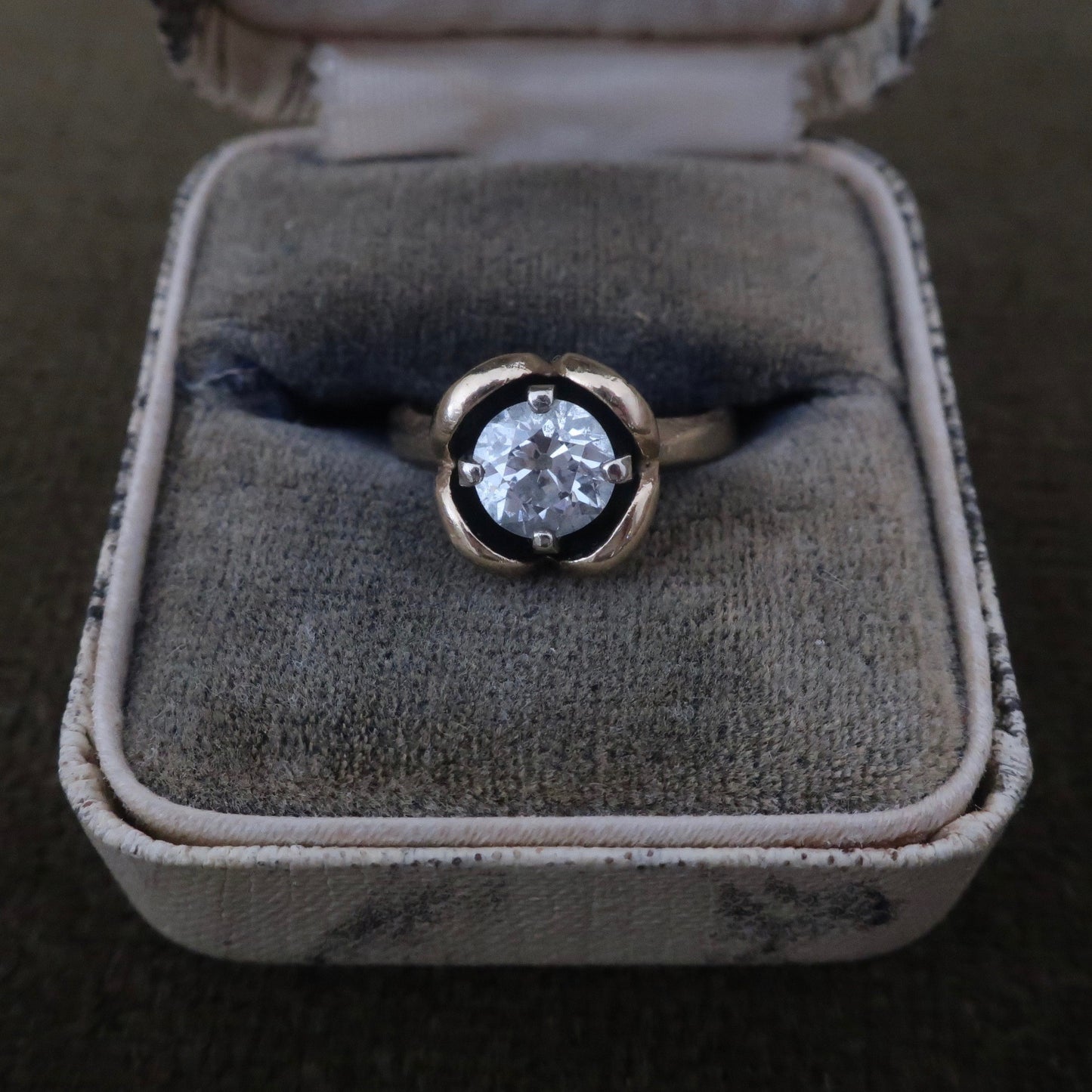 Old European Cut Diamond Ring