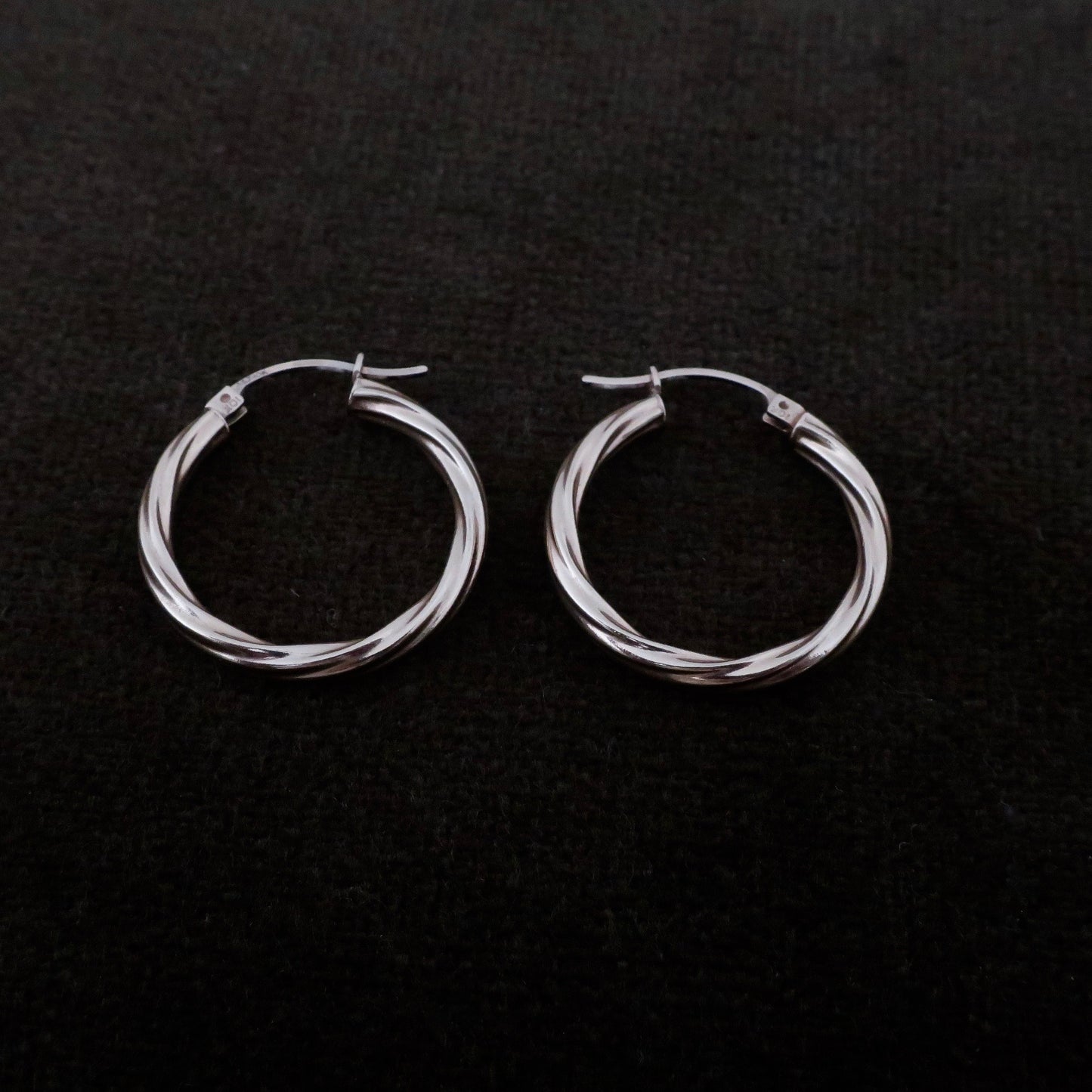 10kt Rope Hoop Earrings