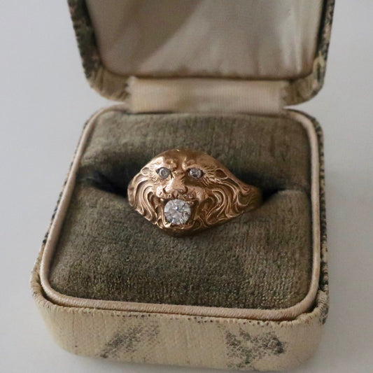 Antique Edwardian Tiger Ring