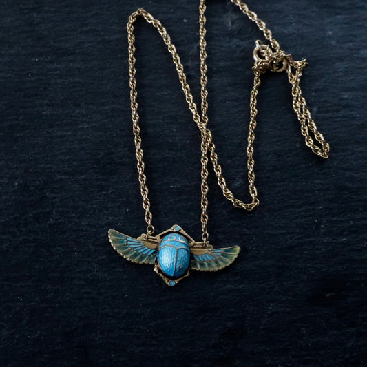 Egyptian Revival Pendant Necklace