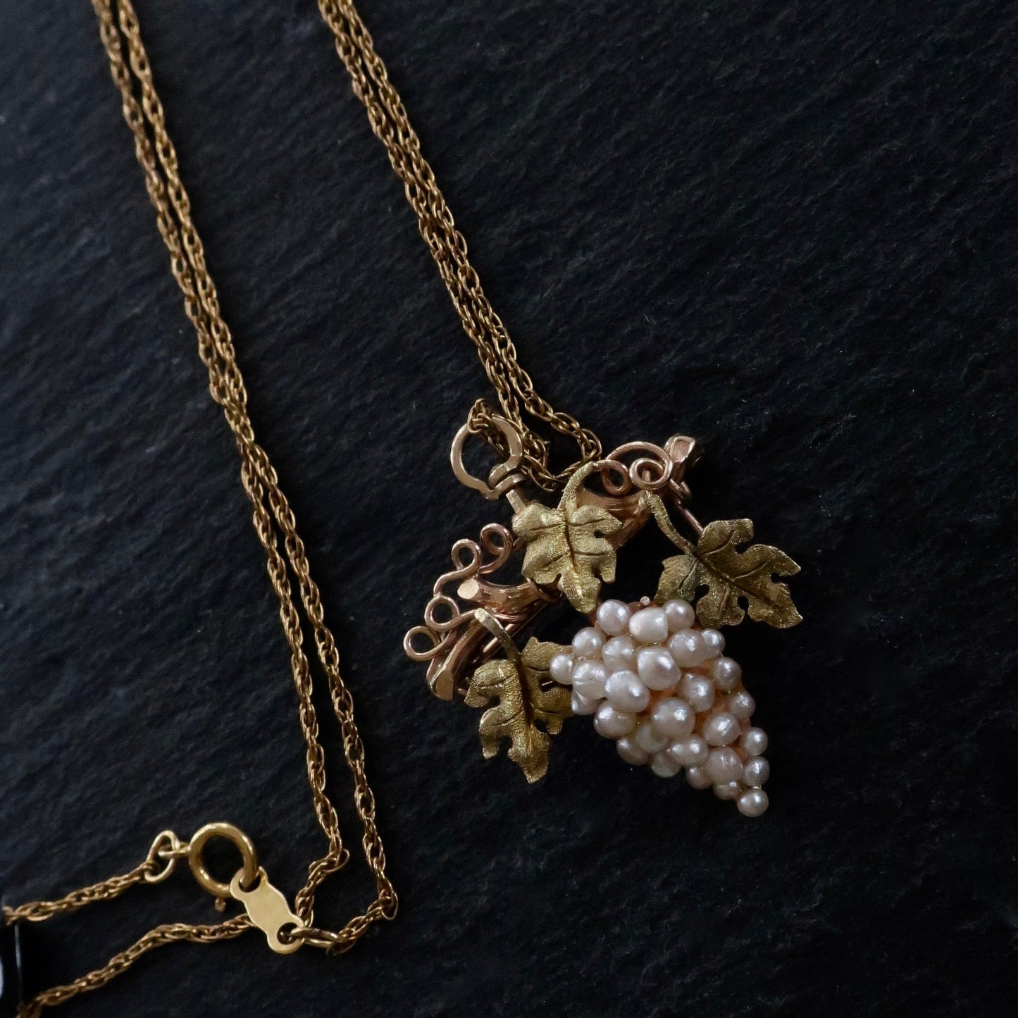 Antique Victorian Seed Pearl Pendant