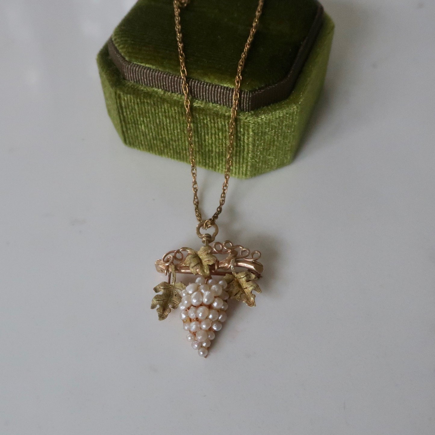 Antique Victorian Seed Pearl Pendant