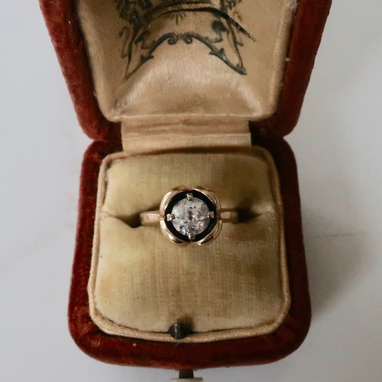 Old European Cut Diamond Ring