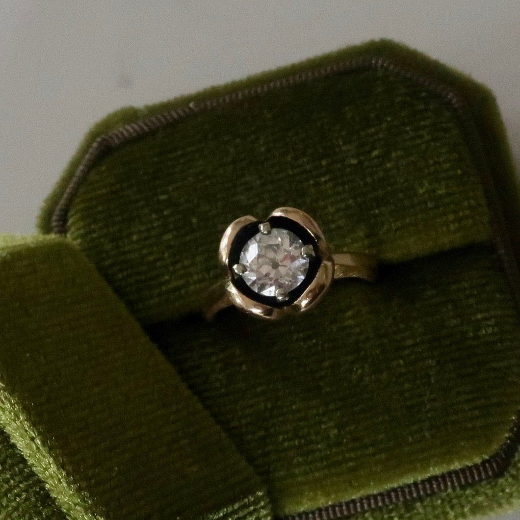 Old European Cut Diamond Ring