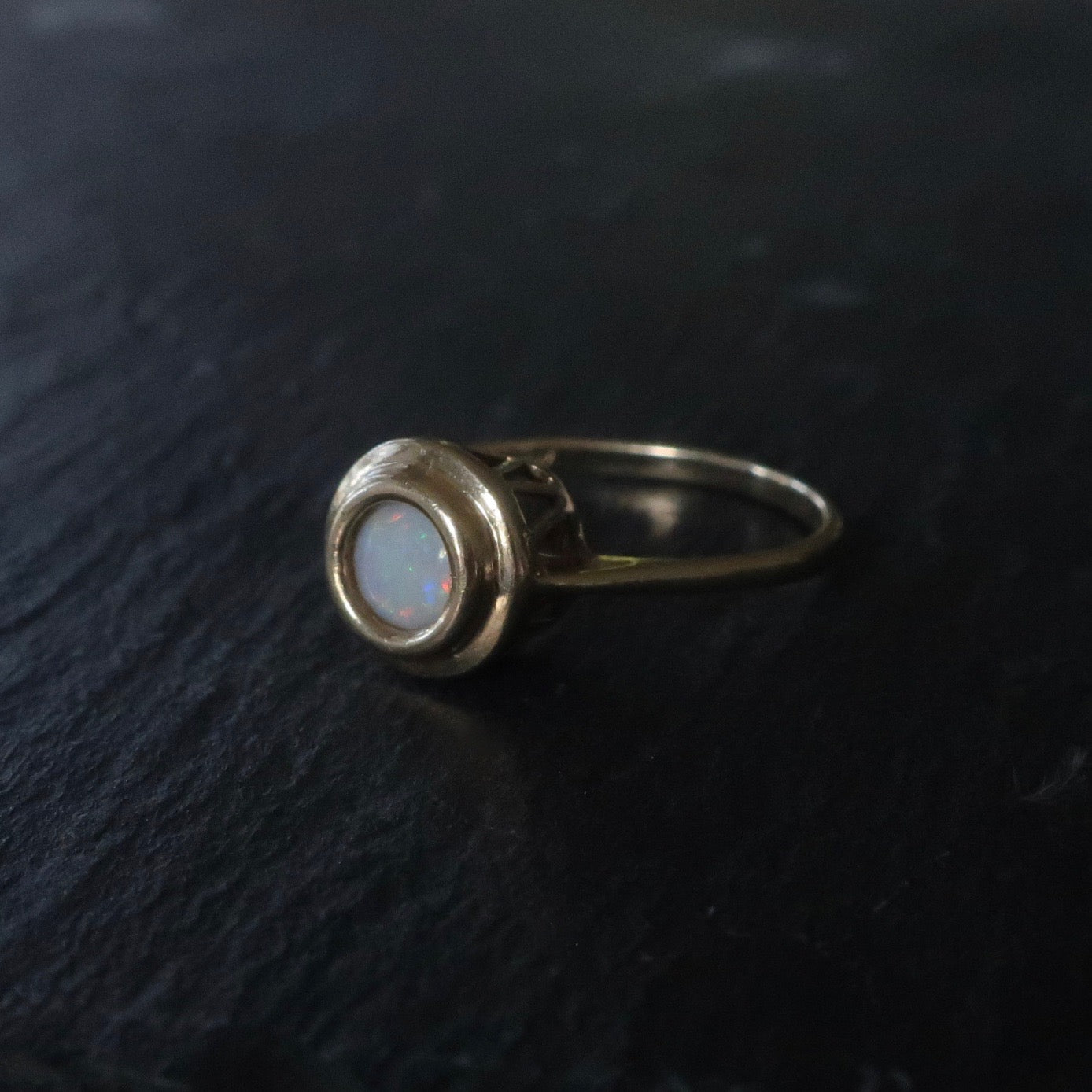 Vintage Gold Opal Ring