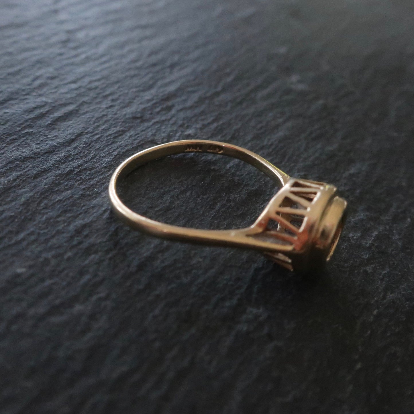 Vintage Gold Opal Ring