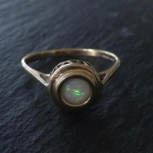 Vintage Gold Opal Ring