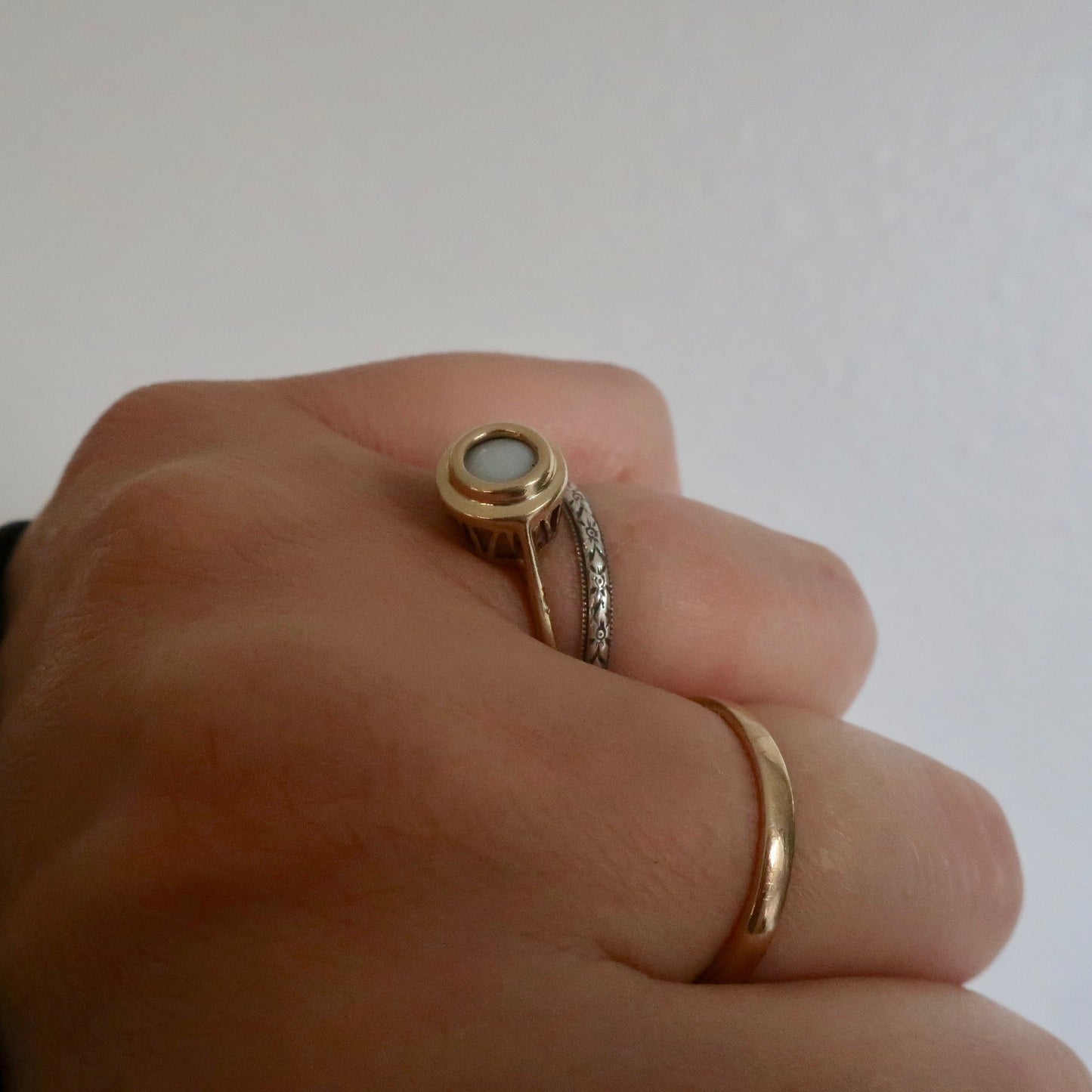 Vintage Gold Opal Ring