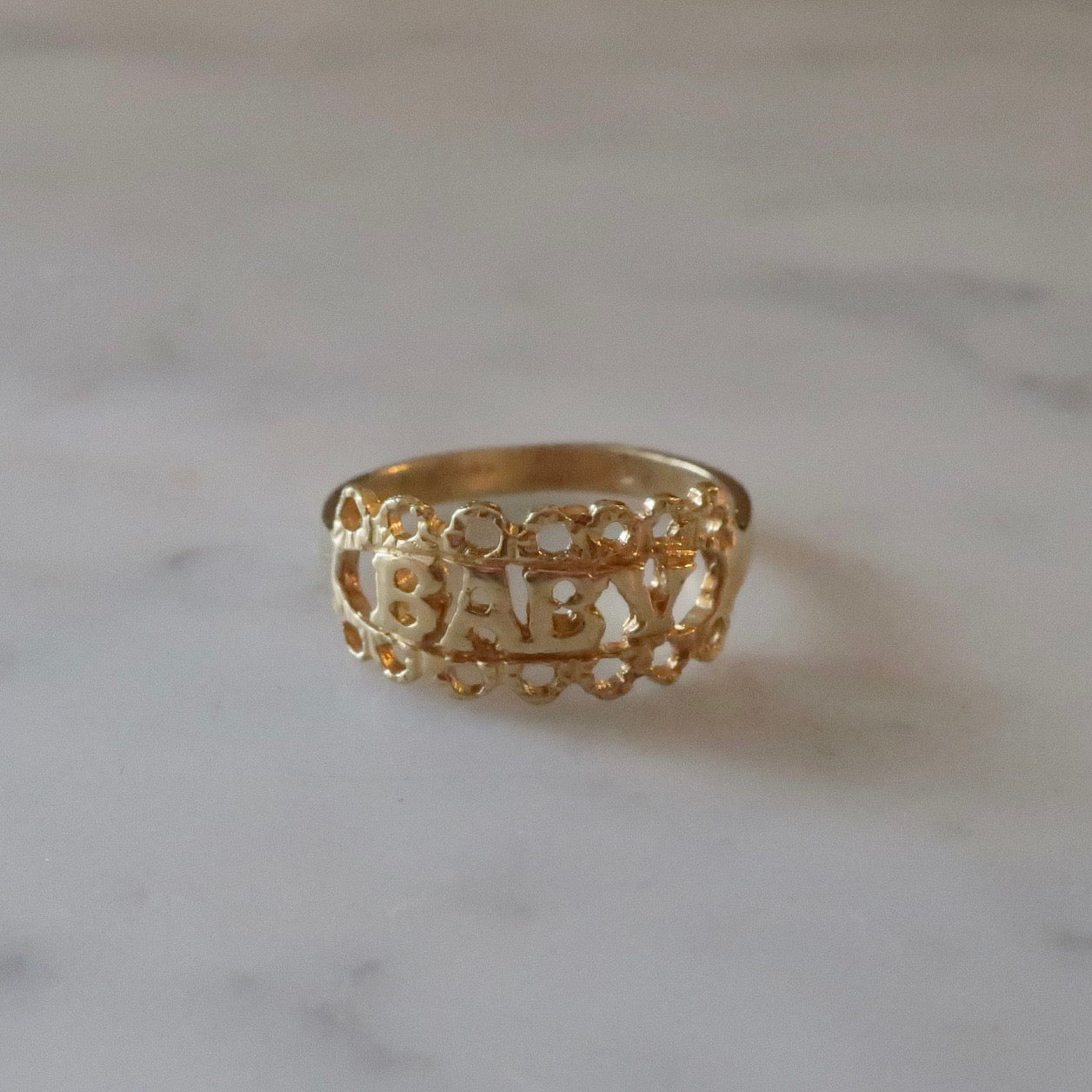 10kt Gold "Baby" Ring