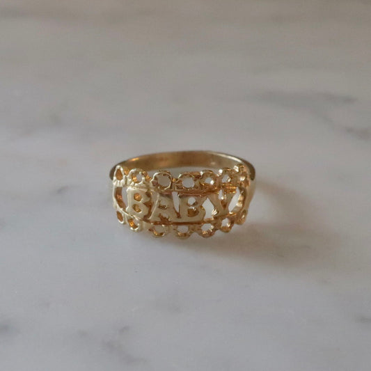 10kt Gold "Baby" Ring