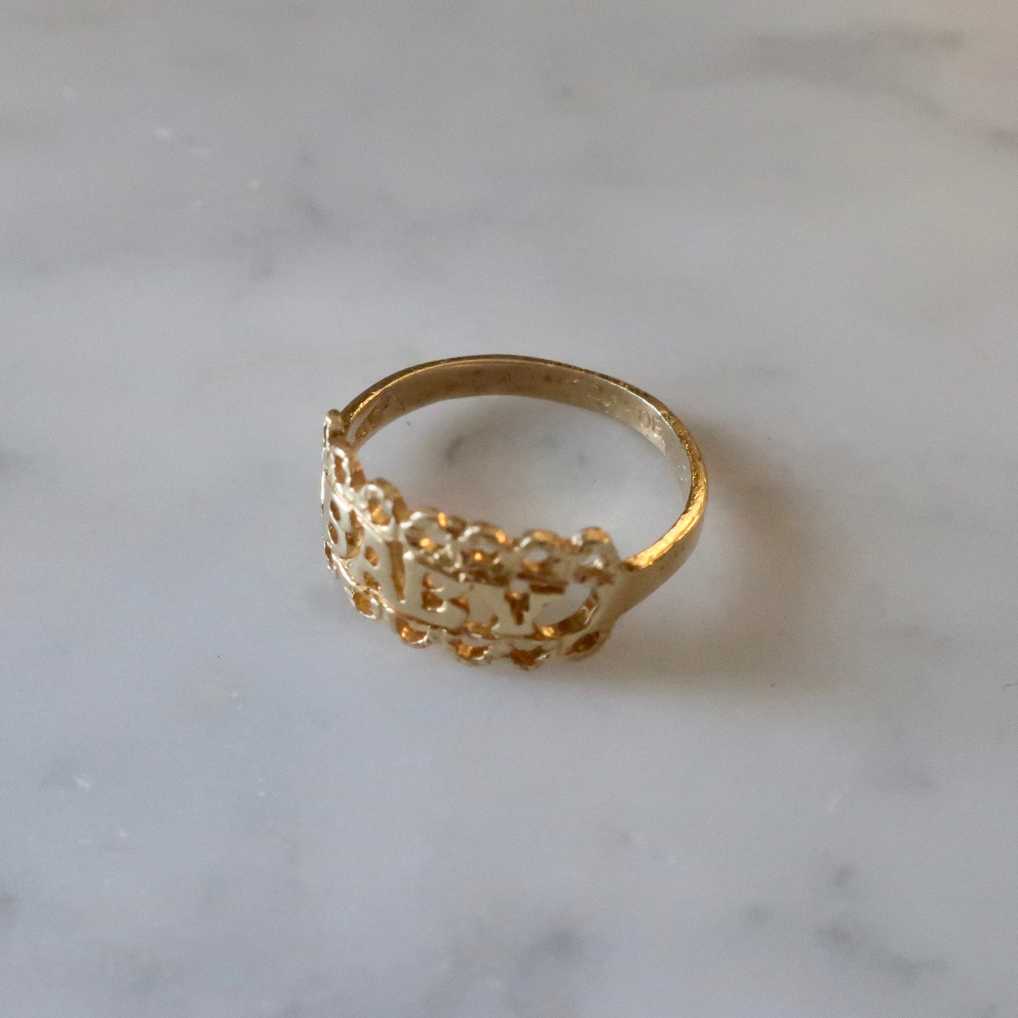 10kt Gold "Baby" Ring