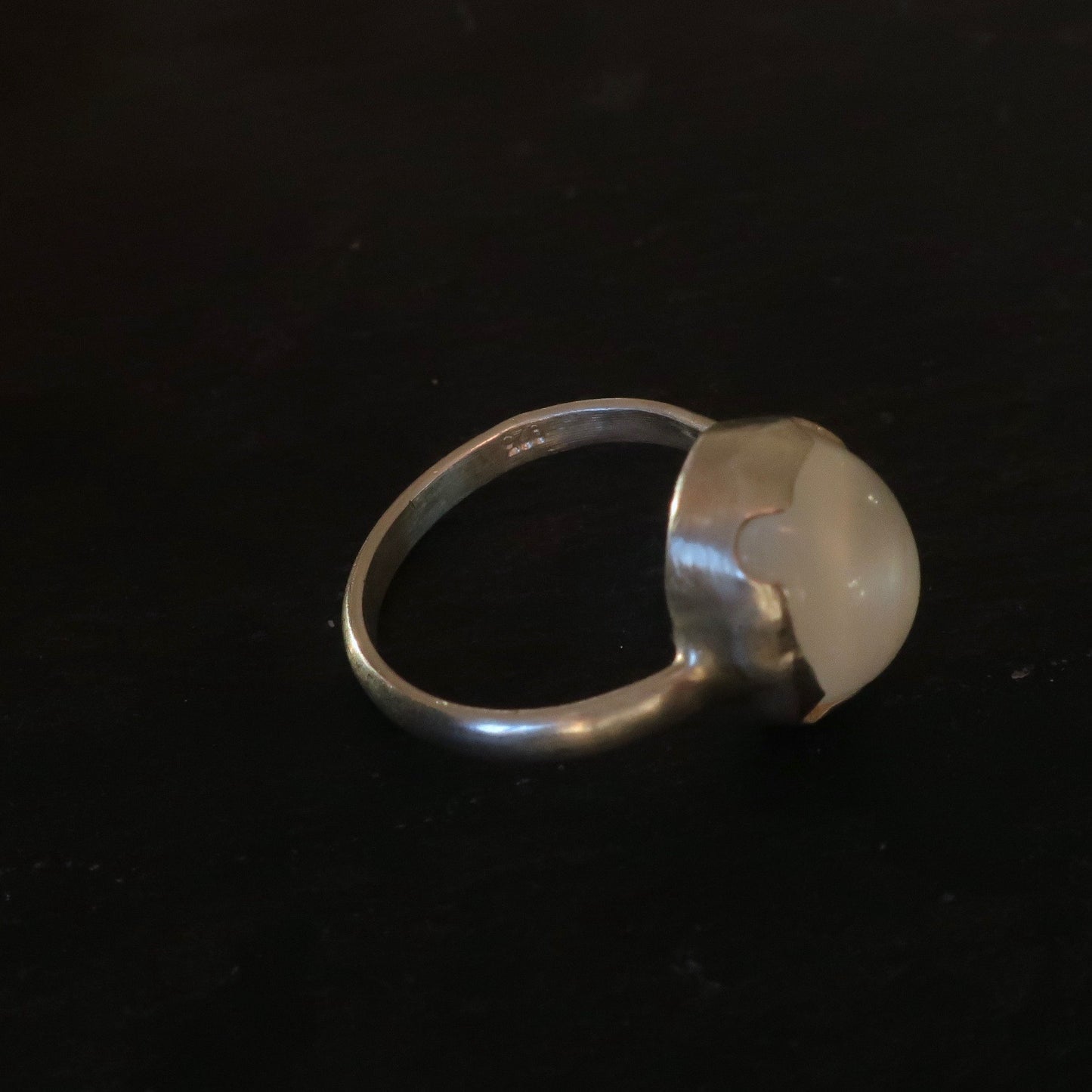 Art Deco Inspired Moonstone Ring