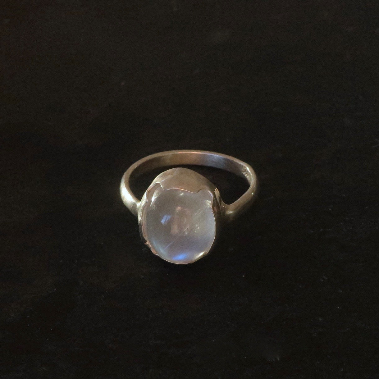 Art Deco Inspired Moonstone Ring