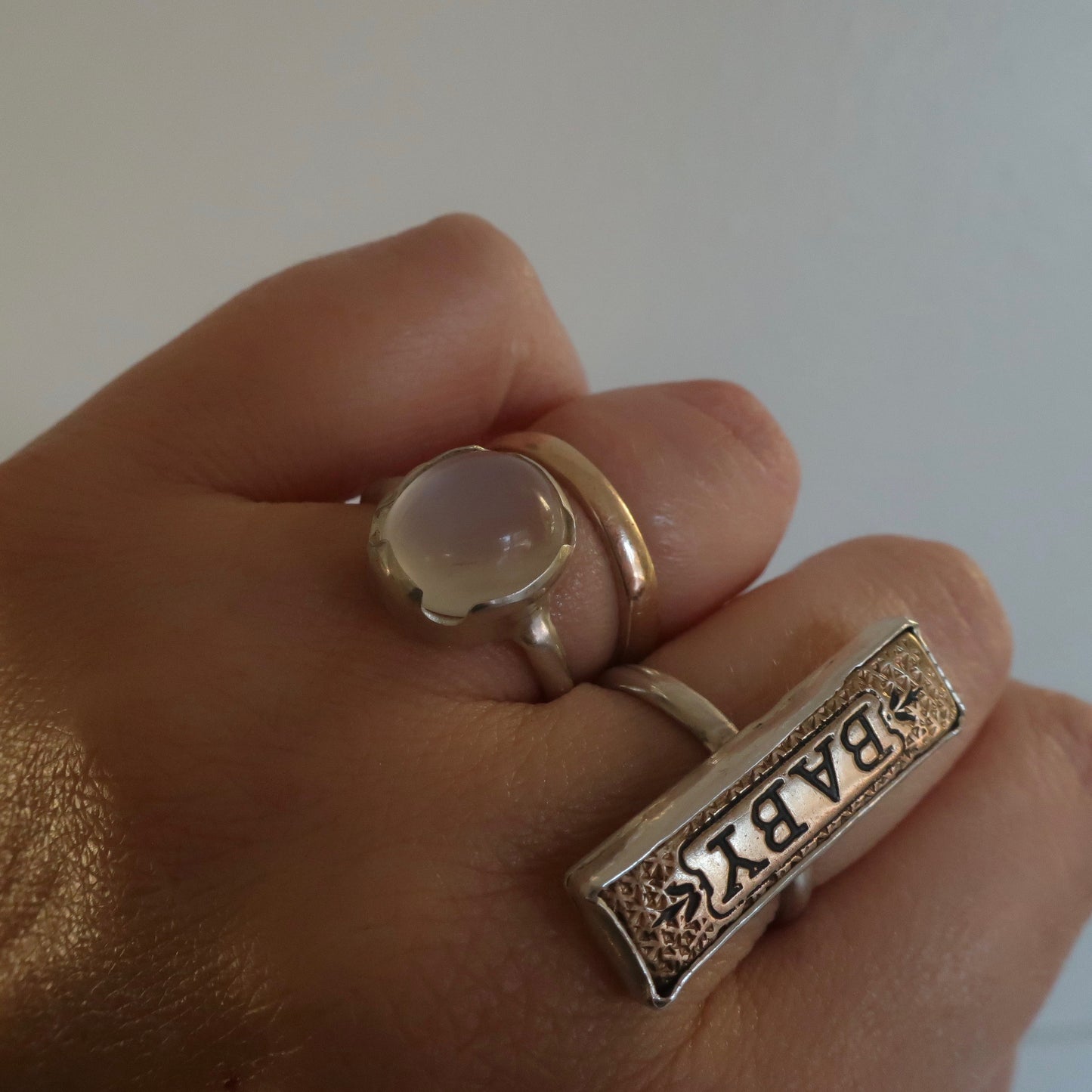 Art Deco Inspired Moonstone Ring