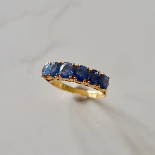 Vintage 24kt Sapphire Band