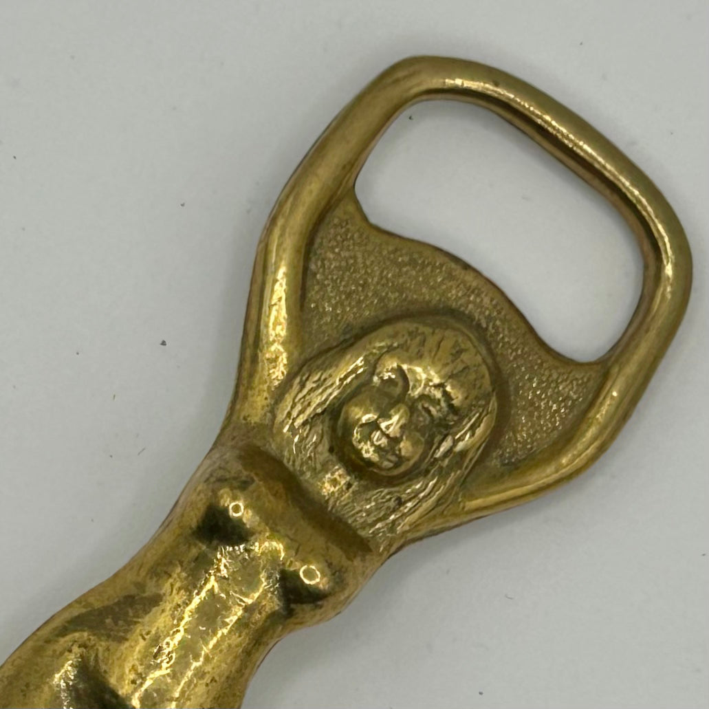 Brass Nude Lady Bottle Opener