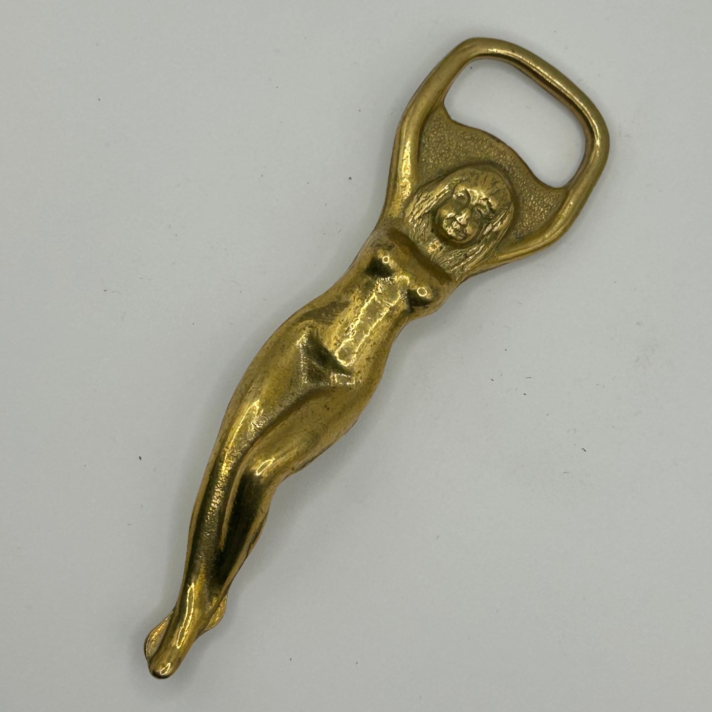 Brass Nude Lady Bottle Opener