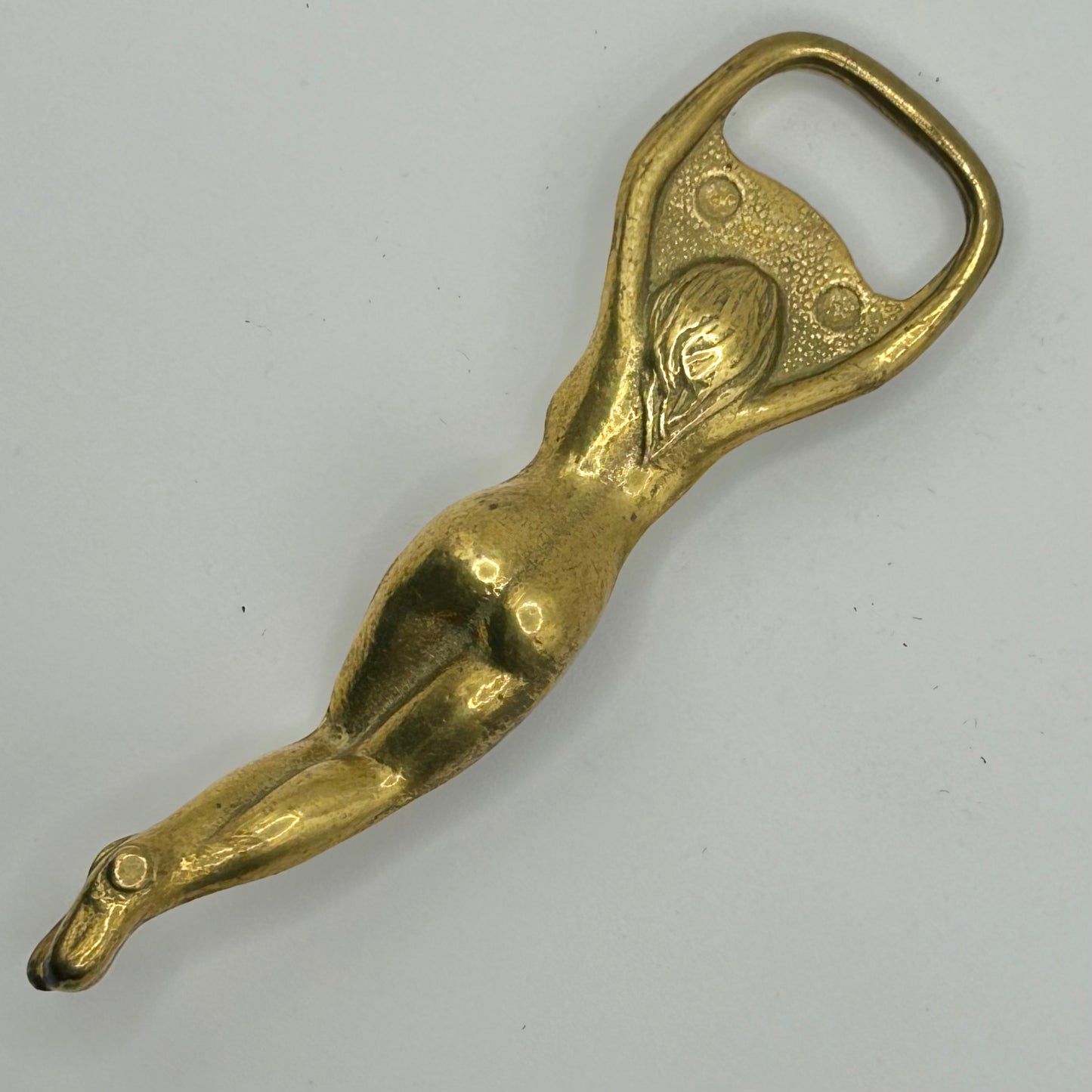 Brass Nude Lady Bottle Opener