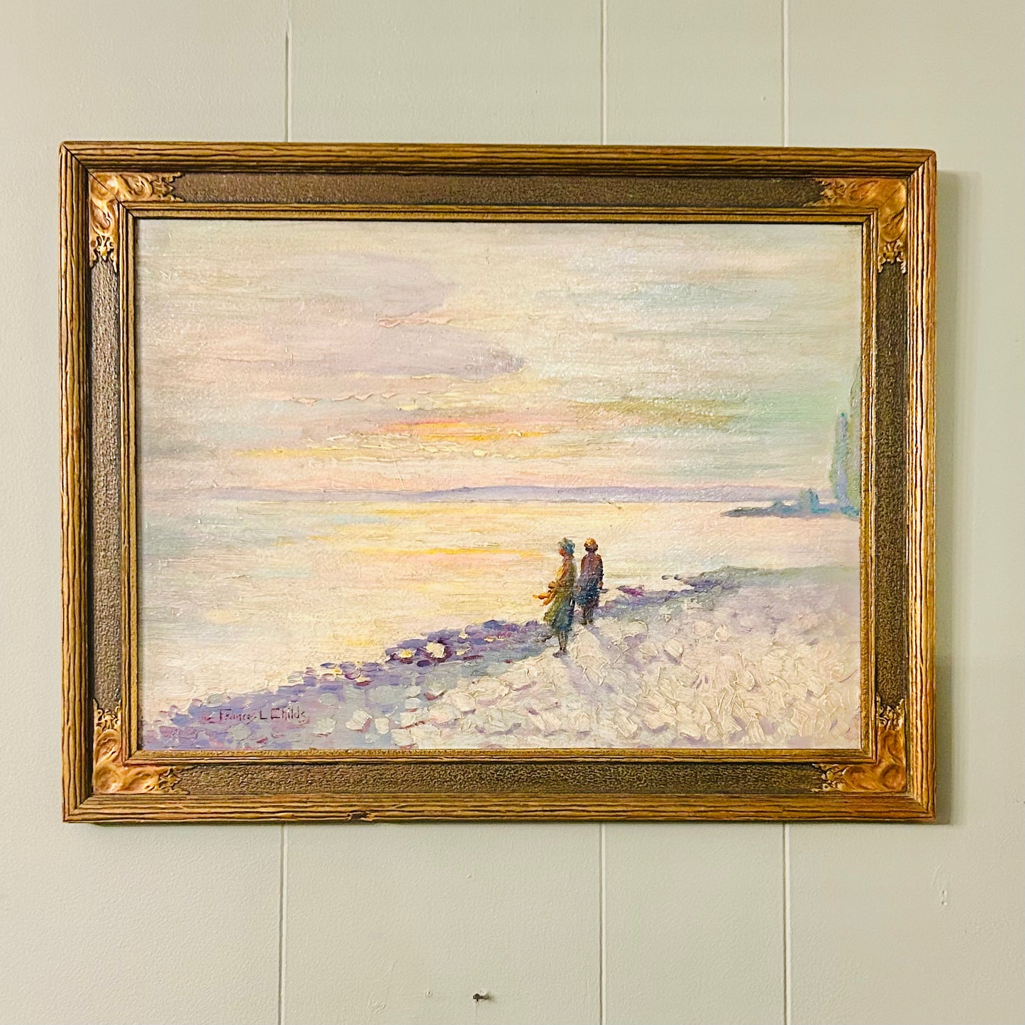 Frances L. Childs - Original Oil Seascape Painting