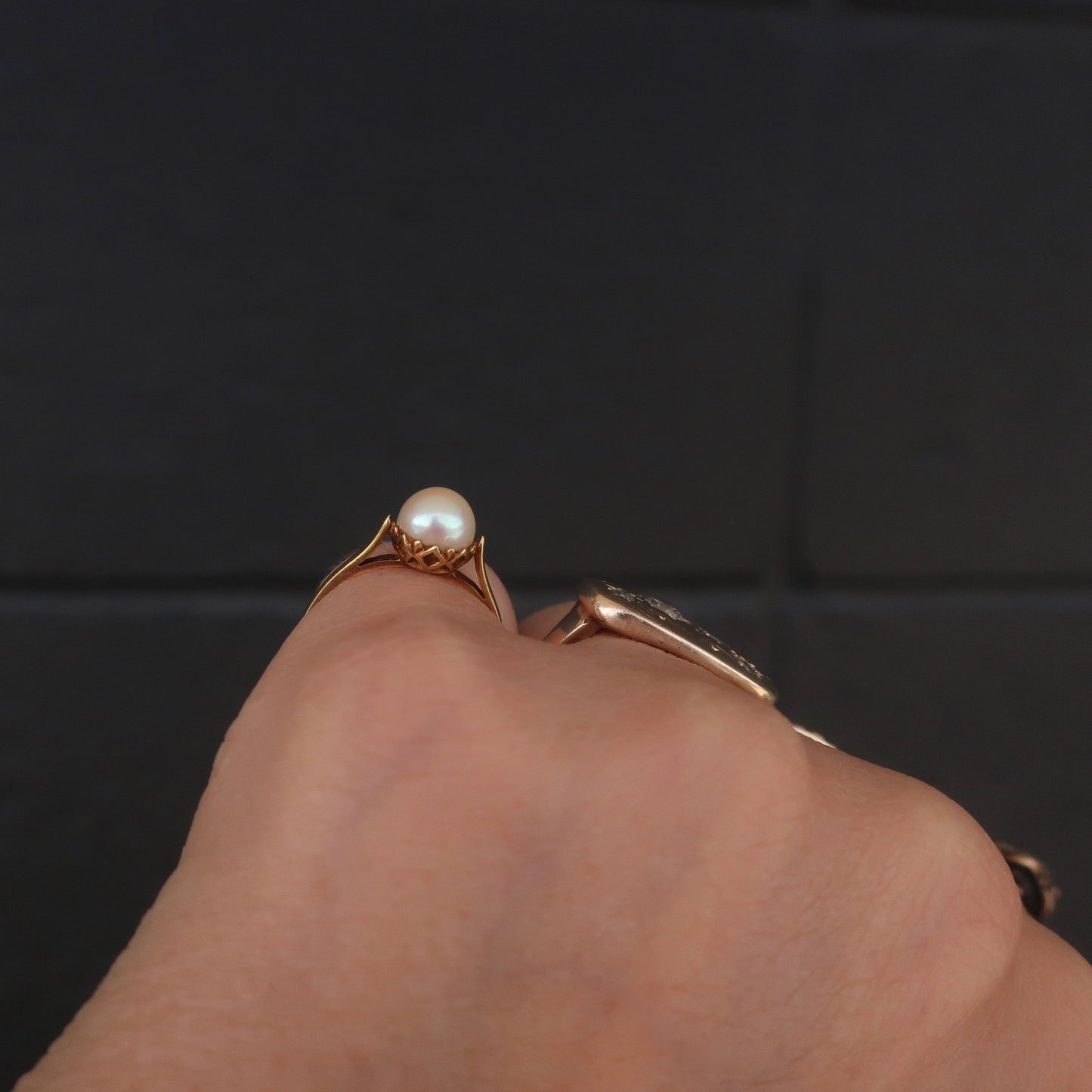 Vintage Pearl Ring