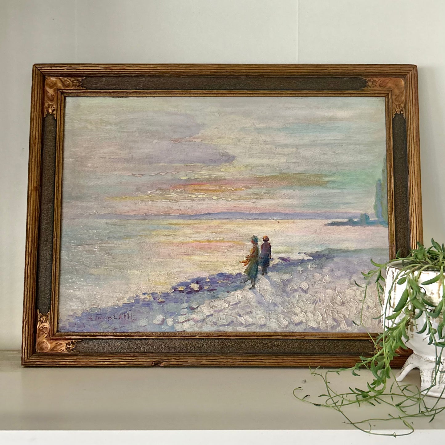 Frances L. Childs - Original Oil Seascape Painting