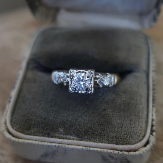 Vintage Diamond Engagement Ring