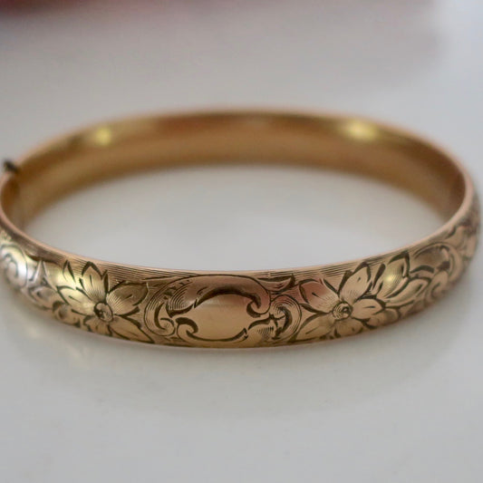 Antique Victorian Engraved Bracelet