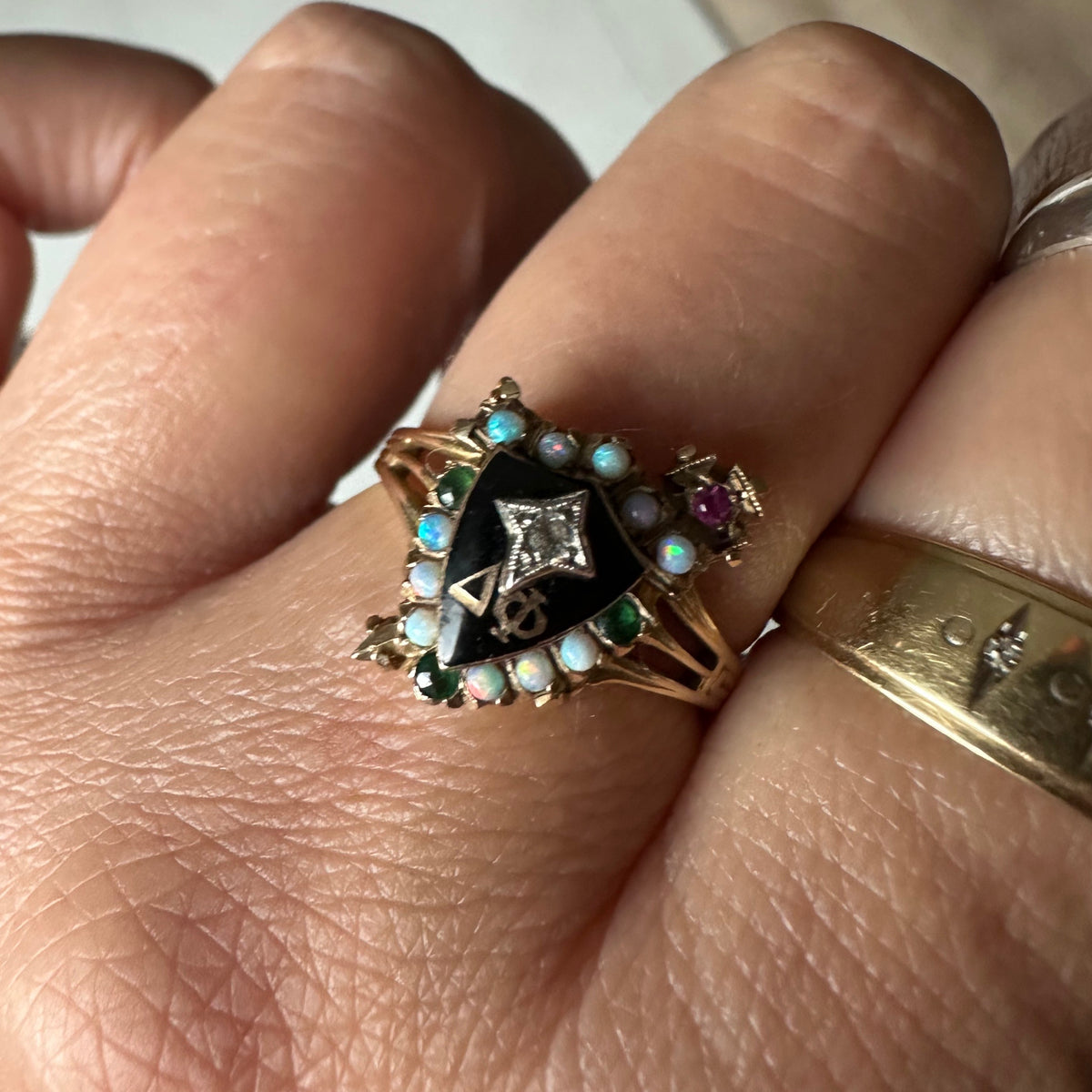 Vintage Fraternity Sweetheart Ring (Delta Phi Kappa)