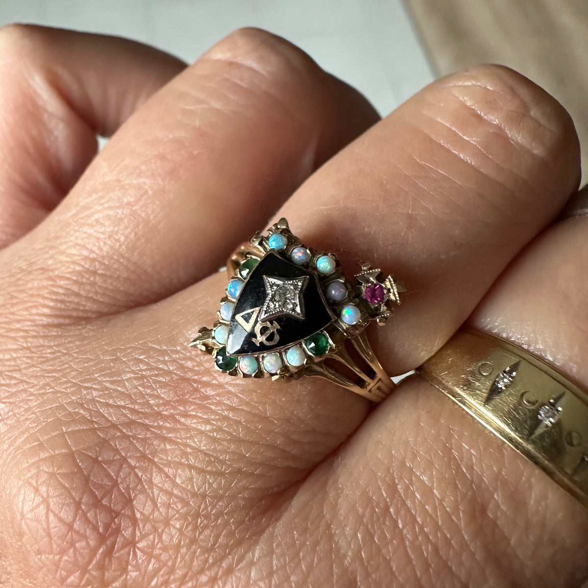 Vintage Fraternity Sweetheart Ring (Delta Phi Kappa)