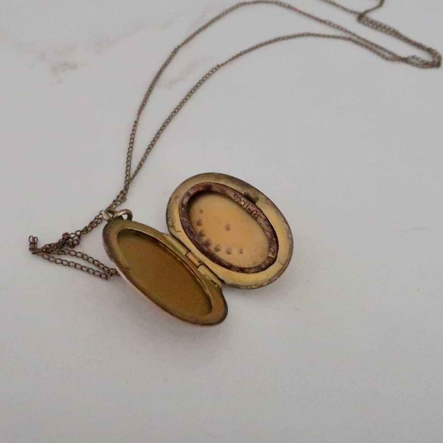 Antique Edwardian Crescent Moon Locket