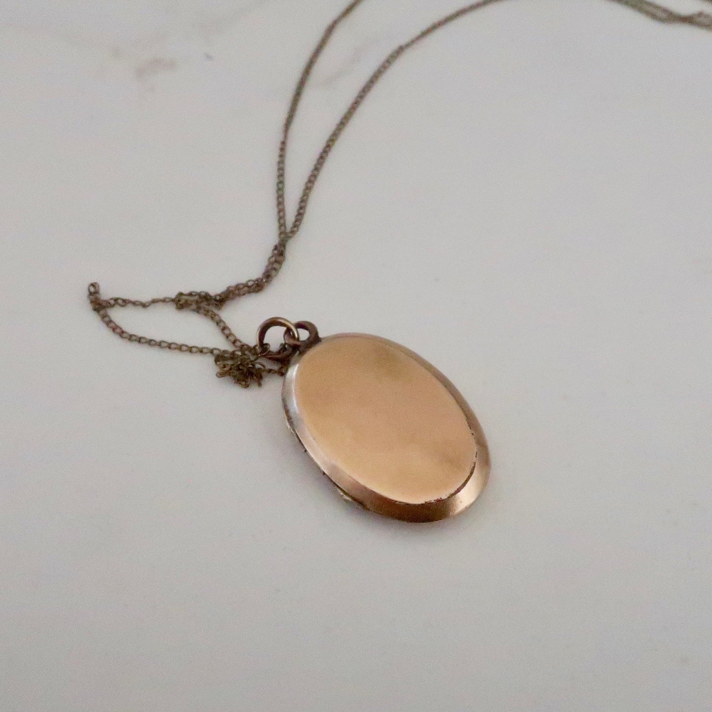 Antique Edwardian Crescent Moon Locket