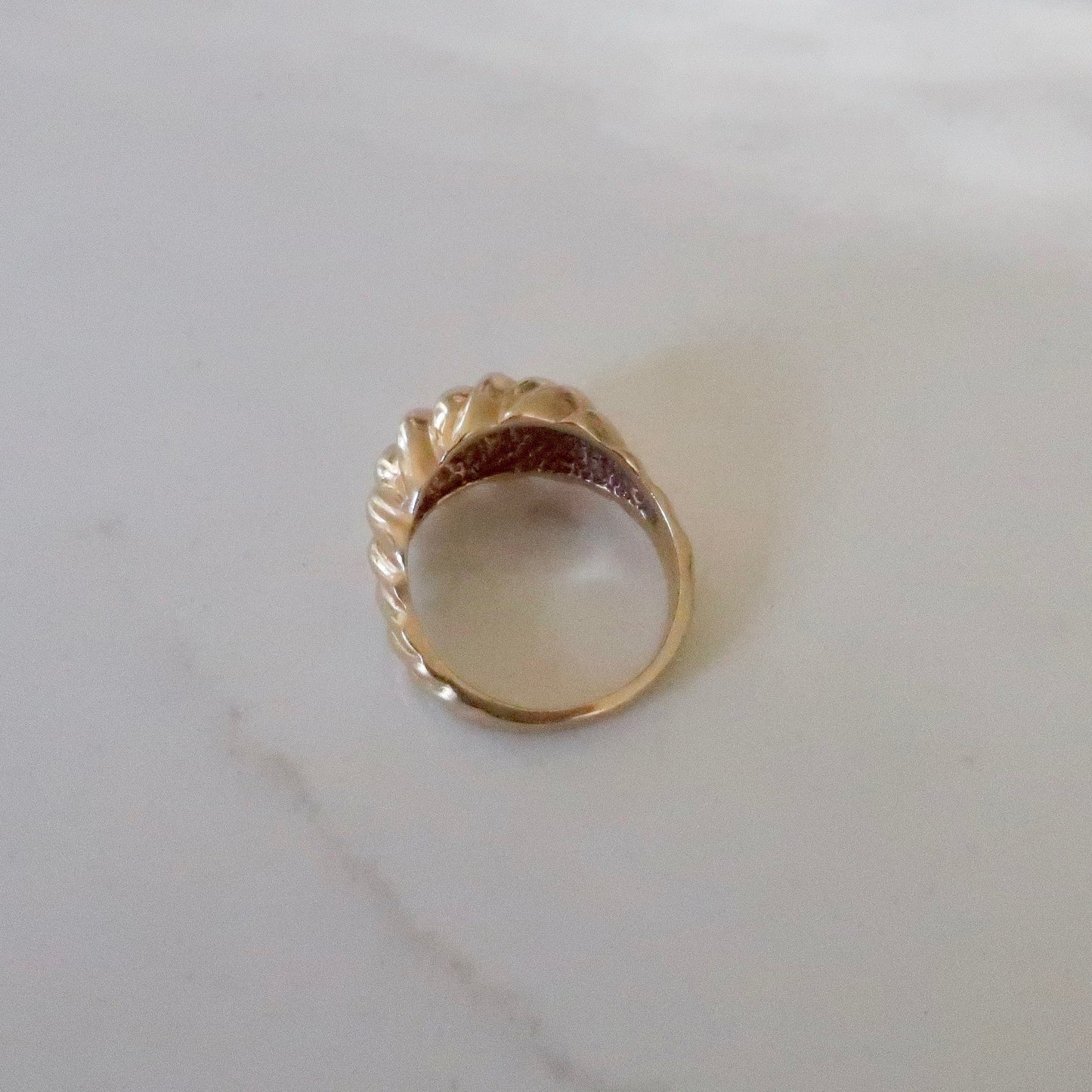 Vintage Gold Bombe Ring