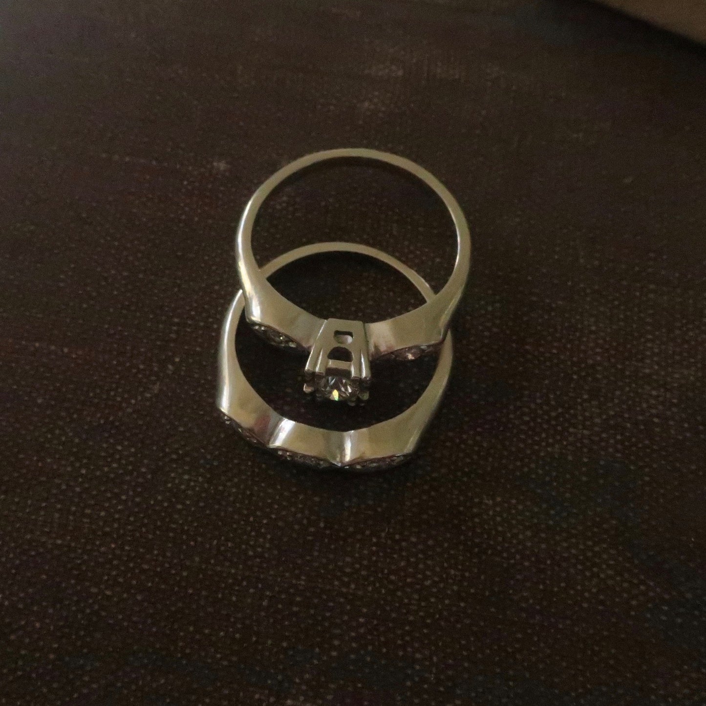 Vintage Diamond Wedding Set
