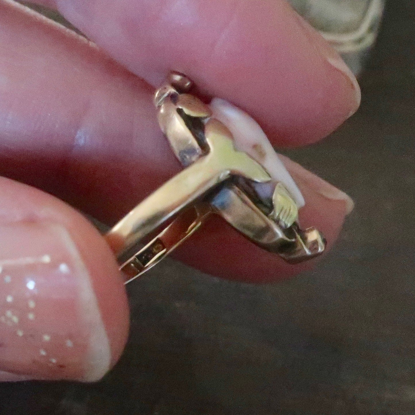 Antique Victorian Cameo and Diamond Ring